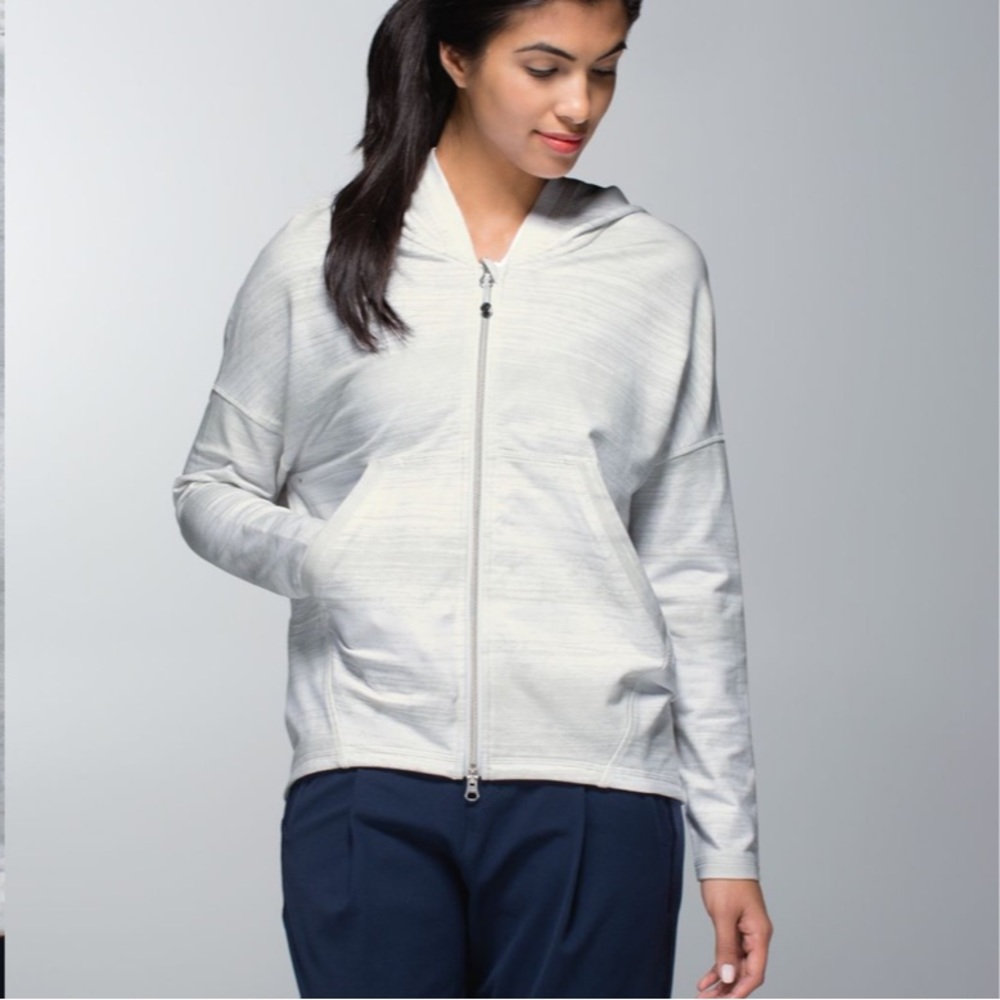lululemon athletica Gray Zip-Up Hoodie
